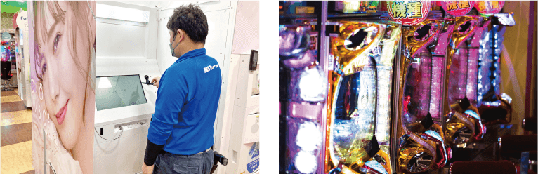 遊戯場機器配送・設置業務及び商品配送業務